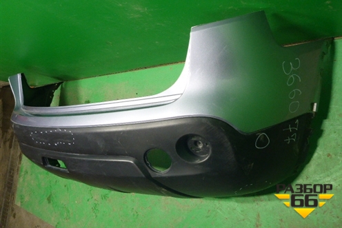 Бампер задний (85022JD00H) для Nissan Qashqai (J10E) с 2006-2013г (Кашкай)