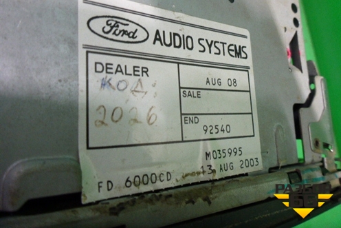 Магнитола (3S7T18C815AC) для Ford Fusion с 2002г
