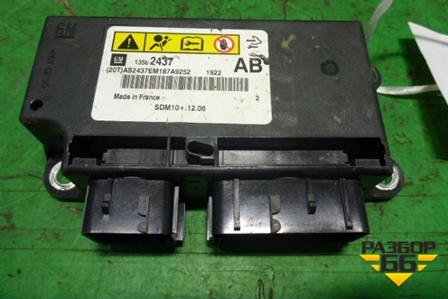 Блок управления AIR BAG (13582437) для Opel Meriva с 2010г