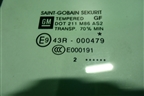 Стекло двери задней правой (2012г) (13270979) для Opel Meriva с 2010г