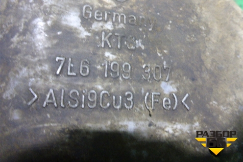 Кронштейн двигателя левый (4.2л AXQ) (7L6199307) для Volkswagen Touareg c 2002-2010г