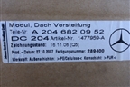 Крыша не под люк (седан) для Mercedes Benz C-Klass W204 с 2007-2014г