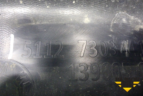 Юбка заднего бампера (51127303441) для BMW X5 F15 с 2013г