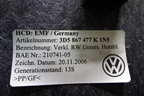Обшивка багажника (на полку) (3D5867477K) для Volkswagen Phaeton с 2002-2014г