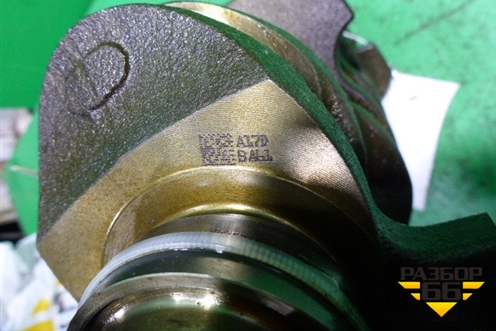 Коленвал (1.6л Z6 коренной-49.7 шатунный-47.7) для Mazda Mazda 3 (BL) с 2009-2013г