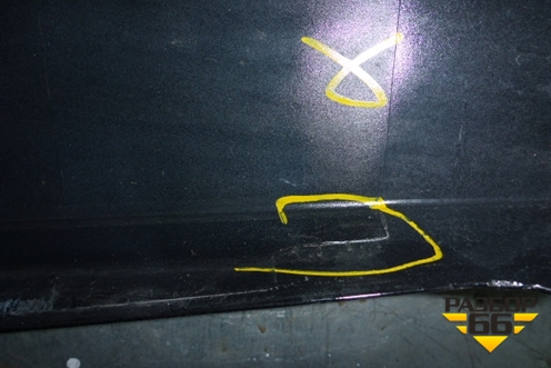 Накладка стойки (центральной левой) (9654401780) для Citroen C4 Picasso c 2006-2014г