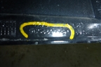 Накладка стойки (центральной левой) (9654401780) для Citroen C4 Picasso c 2006-2014г