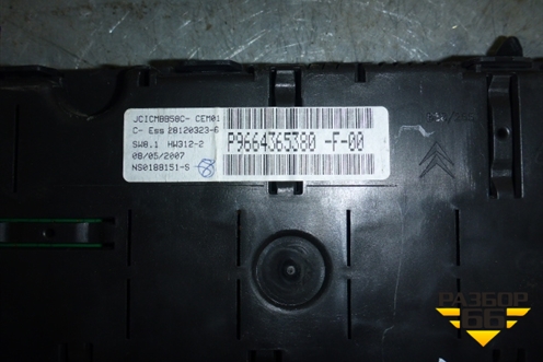 Щиток приборов АКПП (R9664365380) для Citroen C4 Picasso c 2006-2014г