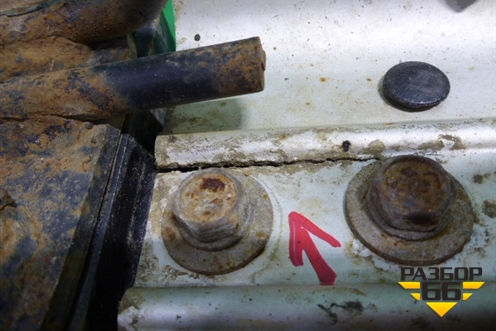 Подножка (задняя) для Mitsubishi L 200 c 2006-2015г
