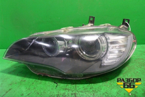 Фара левая (ксенон без блока и лампы не адаптивная) (1EL00964401) для BMW X6 E71 с 2008-2014г