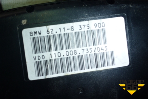 Щиток приборов МКПП (62118375900) для BMW 5-серия Е39 с 1995-2003г