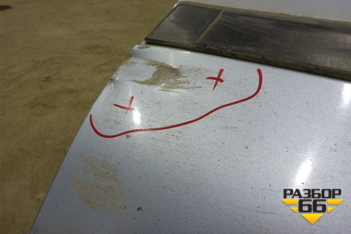 Дверь задняя левая (седан) (821019M730) для Nissan Almera N16 с 2000-2006г