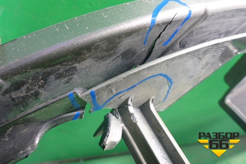 Бампер задний (до 2019г) (4M0807511) для Audi Q7 c 2015г (Ку 7)