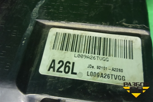 Фара левая (ксенон с блоком и лампой с ходовыми огнями) (92101A2260) для Kia Ceed с 2012-2018г