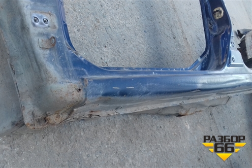Порог со стойкой левый (5ти дверный хетчбэк) для Nissan Almera N16 с 2000-2006г