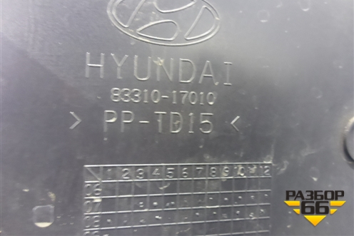 Обшивка двери задней левой под электрику (8331017010) для Hyundai Matrix с 2001-2010г