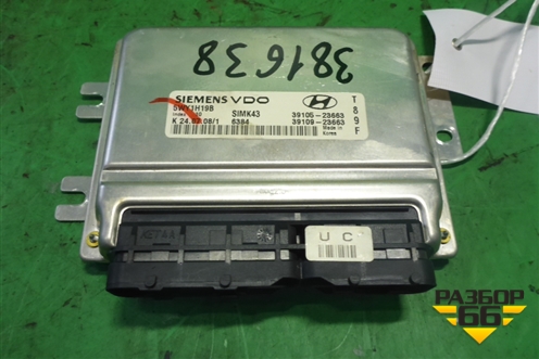 Блок управления двигателем ( 1.8л G4GB АКПП) (3910523663) для Hyundai Matrix с 2001-2010г