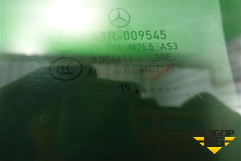 Стекло двери задней левой (2015г) (A2927350310) для Mercedes Benz GLE-Klass (купе) C292 с 2015г