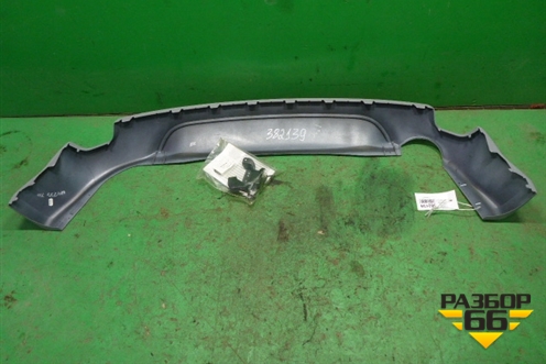 Юбка заднего бампера (хэтчбек Finis новая) (4M5J17B891AAW) для Ford Focus 2 с 2005-2008г