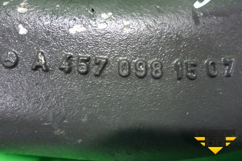 Патрубок интеркулера силуминовый  ( 12л OM457LA) (A4570981507) для Mercedes Benz  TRUCK Axor 2 с 2004г