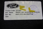 Обшивка багажника левая (седан) (4M51F31149CB3YYW) для Ford Focus 2 с 2005-2008г