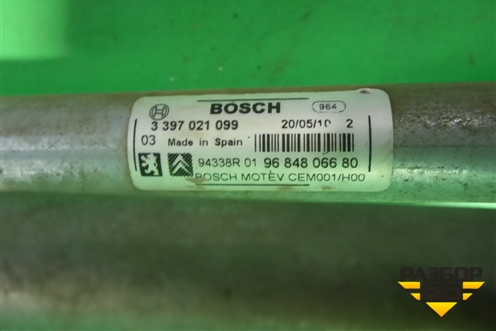 Трапеция стеклоочистителей (в сборе) (9684806680) для Peugeot 308 с 2007-2014г