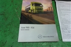 Книга по автомобилю (Краткое описание) для Mercedes Benz  TRUCK Axor 2 с 2004г