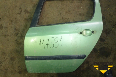 Дверь задняя левая (хетчбэк) для Peugeot 307 с 2001-2007г