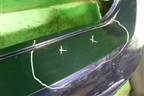 Бампер задний (под парктроник) (60U807421B) для Skoda Rapid с 2013г