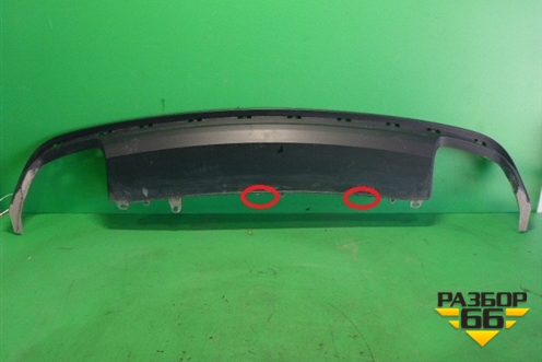 Юбка заднего бампера (Avant S-Line) (4G0807521R) для Audi A6 (C7) с 2011-2018г