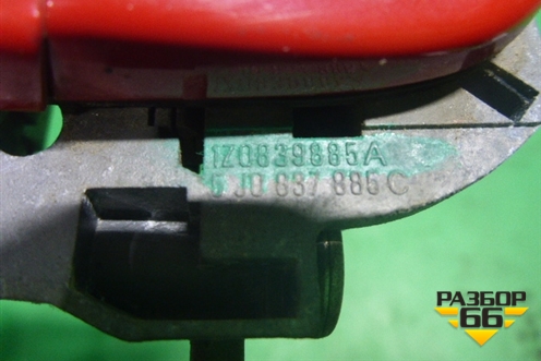 Ручка наружная двери задней левой (1Z0839885A) для Skoda Octavia (А5) с 2004-2013г