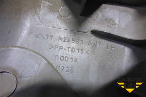 Обшивка стойки центральная верхняя левая (2N11N24583ANW) для Ford Fusion с 2002г