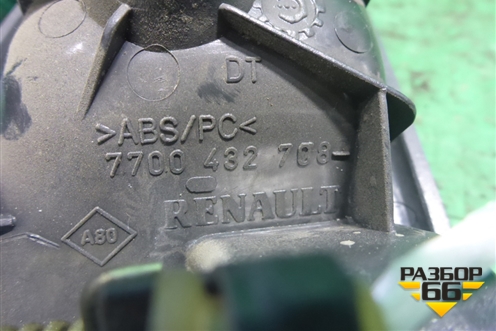 Ручка внутренняя двери задней правой (7700432708) для Renault Clio с 1998-2002г