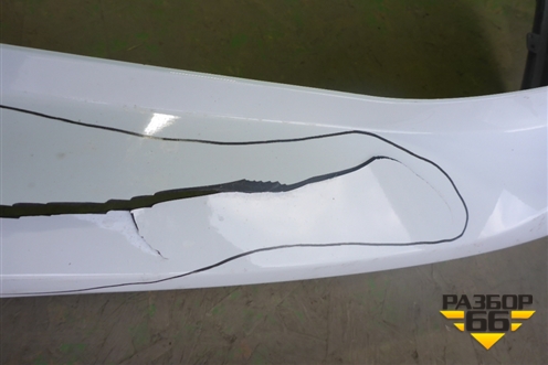 Бампер задний (после 2015г седан под парктроник) (F1EB17906C) для Ford Focus 3 с 2011г