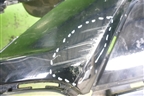 Бампер задний (AMG под парктроник) (A1668804140) для Mercedes Benz ML-Klass W166 c 2011г