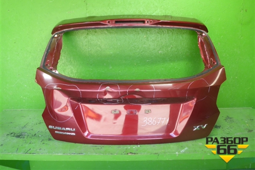 Дверь багажника без стекла (60809FJ0019P) для Subaru XV с 2011-2017г