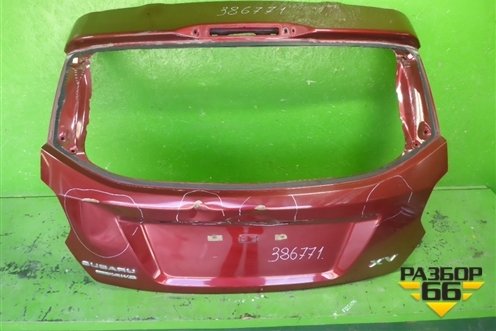 Дверь багажника без стекла (60809FJ0019P) для Subaru XV с 2011-2017г