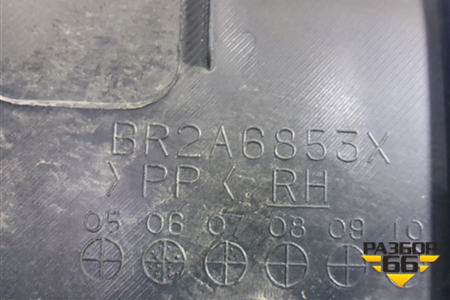 Обшивка двери задней правой под электрику (BR2A6853X) для Mazda Mazda 3 (BK) с 2003-2009г 