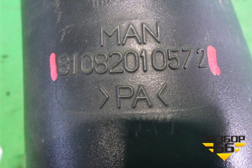 Патрубок воздушного фильтра  (D2066 пластиковый) (81082010572) для MAN  TGX с 2007г
