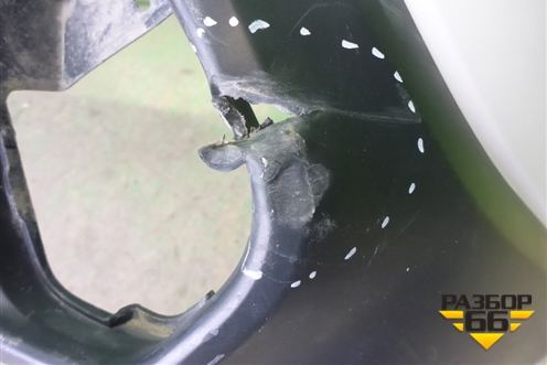 Бампер задний (после 2015г под накладку) (6410C996ZZ) для Mitsubishi Outlander с 2012-2024г (Аутлендер)