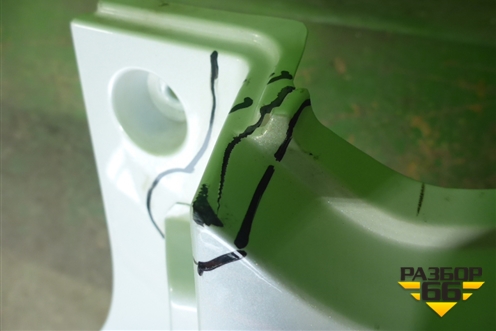 Бампер задний (после 2015г под накладку) (6410C996ZZ) для Mitsubishi Outlander с 2012-2024г (Аутлендер)