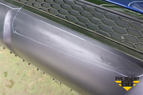 Бампер задний нижняя часть (до 2019г S-Line под парктроник) (4M0807527B) для Audi Q7 c 2015г