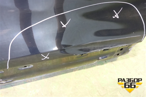 Дверь задняя правая (7P0833056) для Volkswagen Touareg с 2010-2018г