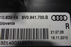 Фара противотуманная правая (до 2016г) (8V0941700B) для Audi A3 (8V) с 2012-2020г