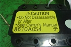 Выключатель пассажирской AIR BAG (8610A054) для Mitsubishi Lancer-X с 2007г
