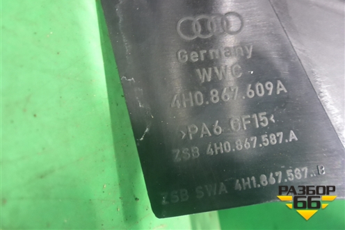 Накладка двери передней левой (на рамку) (4H0867609A) для Audi A8 с 2009-2017г