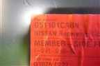Лонжерон передний правый (новый) (G51101CA0N) для Infiniti Infiniti FX35/37/50 QX70 (S51) с 2008-2013г