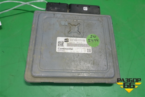 Блок управления двигателем ( 1.2л CBZ РКПП) (03F906070GS) для Seat Ibiza с 2008-2017г