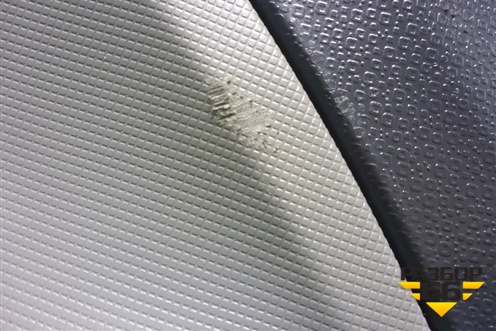 Обшивка салона боковая левая (3-х дверный кузов) (6J3867043D) для Seat Ibiza с 2008-2017г