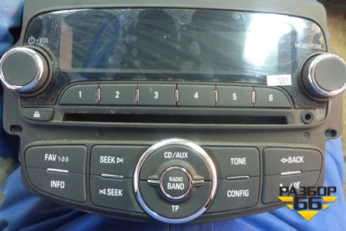 Магнитола (95127261) для Chevrolet Aveo (Т300) с 2011г